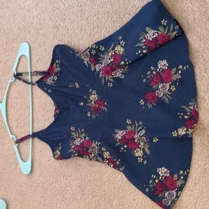 Flower tank top. Size S.